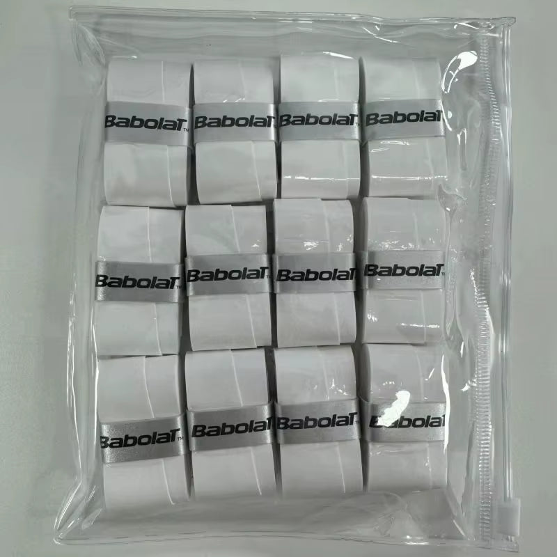 12PCS Racket Overgrip Sweat Band Absorption Tennis Badminton Racket Hand Glue Tennis Grip PU Non Slip Overgrip